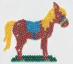 Midi perlebrett hest