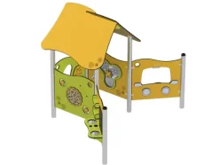 Milo lekehus med aktivitetspaneler