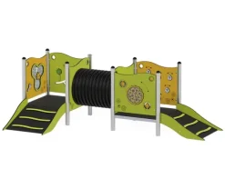 Milo lekeplattform med tunnel