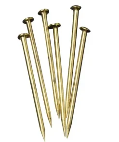 Miniknappenåler i messing