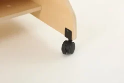 Mobilt staffeli med plexiglass