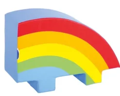 Myk lekeplass regnbue