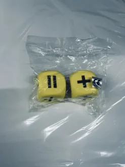 Myke terninger med symboler