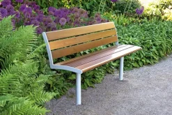 NIFO benk med rygg,uten armlener 3 seter