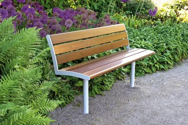 NIFO benk med rygg,uten armlener 3 seter