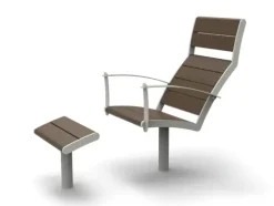 NIFO Easy Solstol med fotskammel