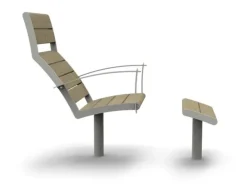 NIFO Easy Solstol med fotskammel