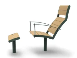 NIFO Easy Solstol med fotskammel