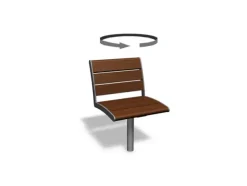 NIFO roterende stol med rygg