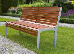 Nonstop Talking benk med ryggstøtte