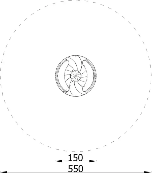 Novo karusell med sittepanel