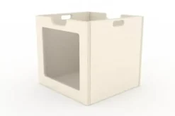 Oppbevaringskasse med plexiglass vindu