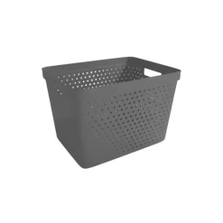 Oppbevaringskurv høy grå