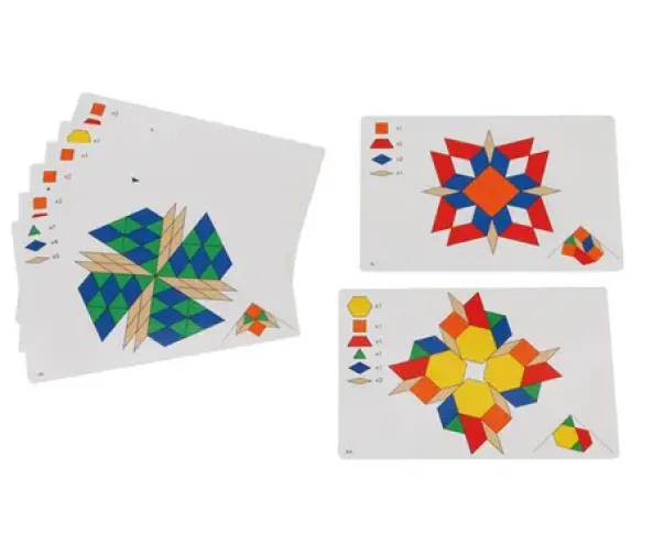 Oppgavekort til mønsterbrikker