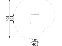 Orbis lekepanel bondesjakk og krittavle