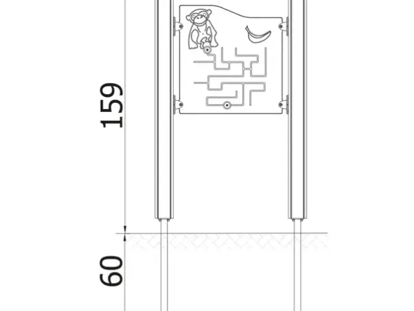 Orbis lekepanel labyrint