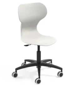 Os elevstol M m/hjul Lys grå