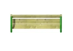 Parkbenk med rygg mobil