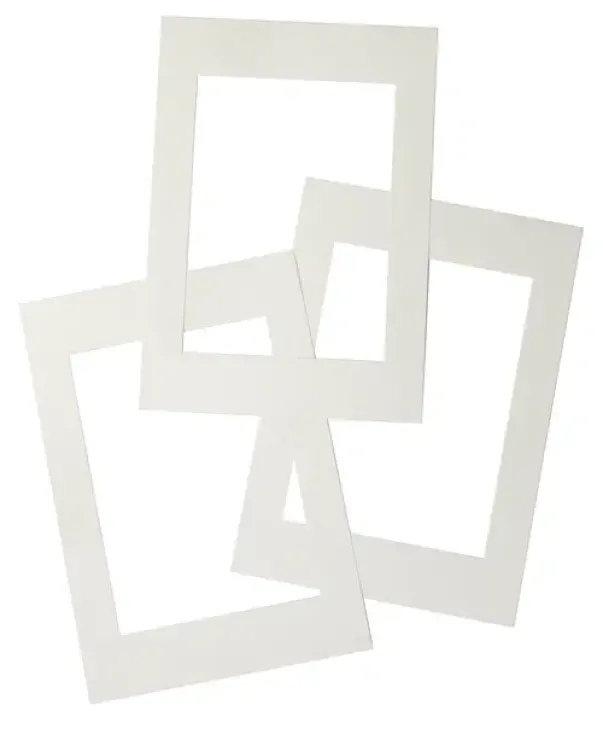 Passepartout A4 hvit