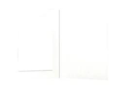 Passepartoutkort hvit