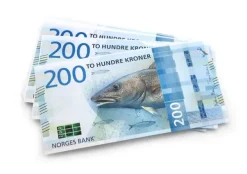 Pengesedler 200,- NY