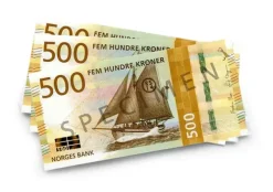 Pengesedler 500,- NY