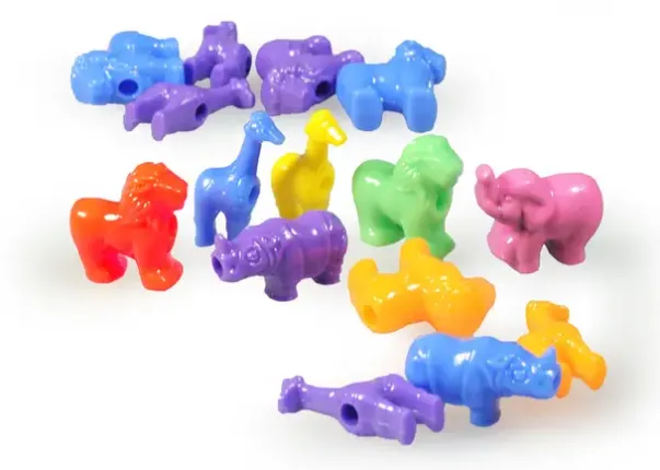 Plastperler ville dyr