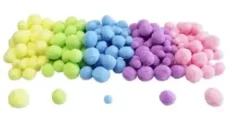 Pompons pastell