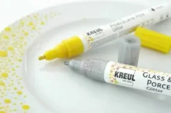 Porselensmalingstusj glitter