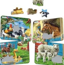 Puslespill bondegårdsdyr