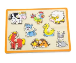 Puslespill bondegårdsdyr