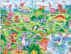 Puslespill dinosaurer