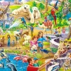 Puslespill dyrepark