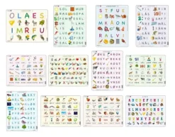 Puslespill lesestart store bokstaver