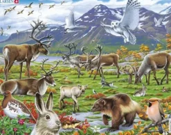 Puslespill nordiske dyr