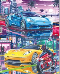 Puslespill sportsbiler