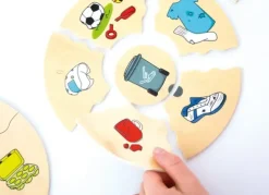 Puslespill søppelsortering