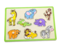 Puslespill ville dyr