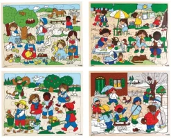 Puslespillsett årstider