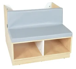 Quadro bokkasse med bred sitteseksjon