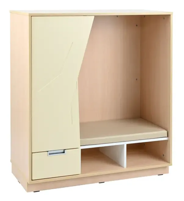 Quadro gjemmskap kremhvit