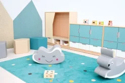 Quadro gjemmskap kremhvit