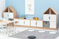 Quadro hus med 2 hyller