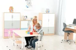 Quadro L reol for brede skuffer