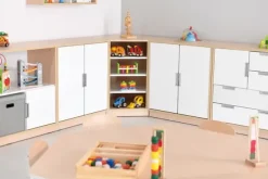 Quadro M reol hjørneseksjon