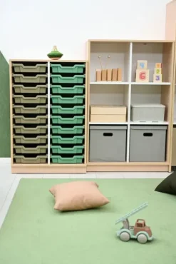 Quadro M+ skuffereol for plastskuffer