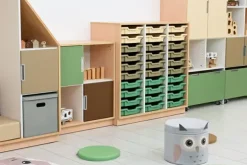 Quadro M+ skuffereol for plastskuffer