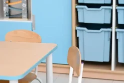 Quadro plastskuff jumbo lys blå