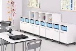 Quadro plastskuff medium lys blå