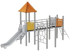 Quadro Play klatrestativ med sklie